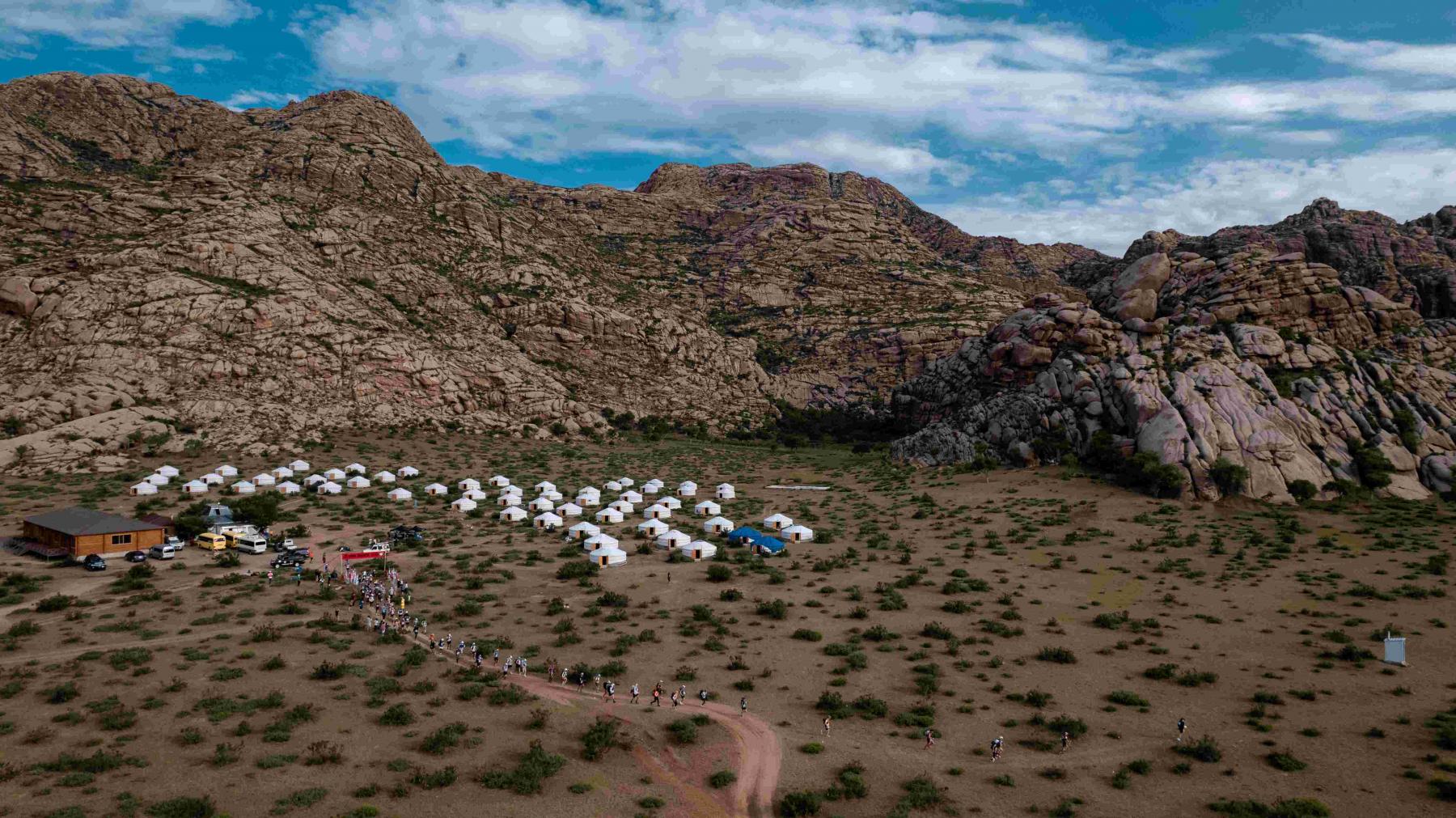 A RacingThePlanet Campsite A RacingThePlanet Campsite